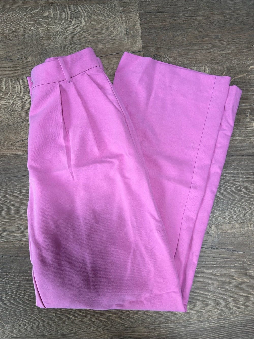 Abercrombie & Fitch Pink High-Waist Pants (6L)